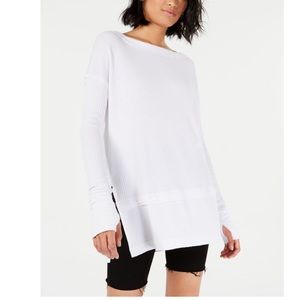 Free People Brand New Painted White Thermal.